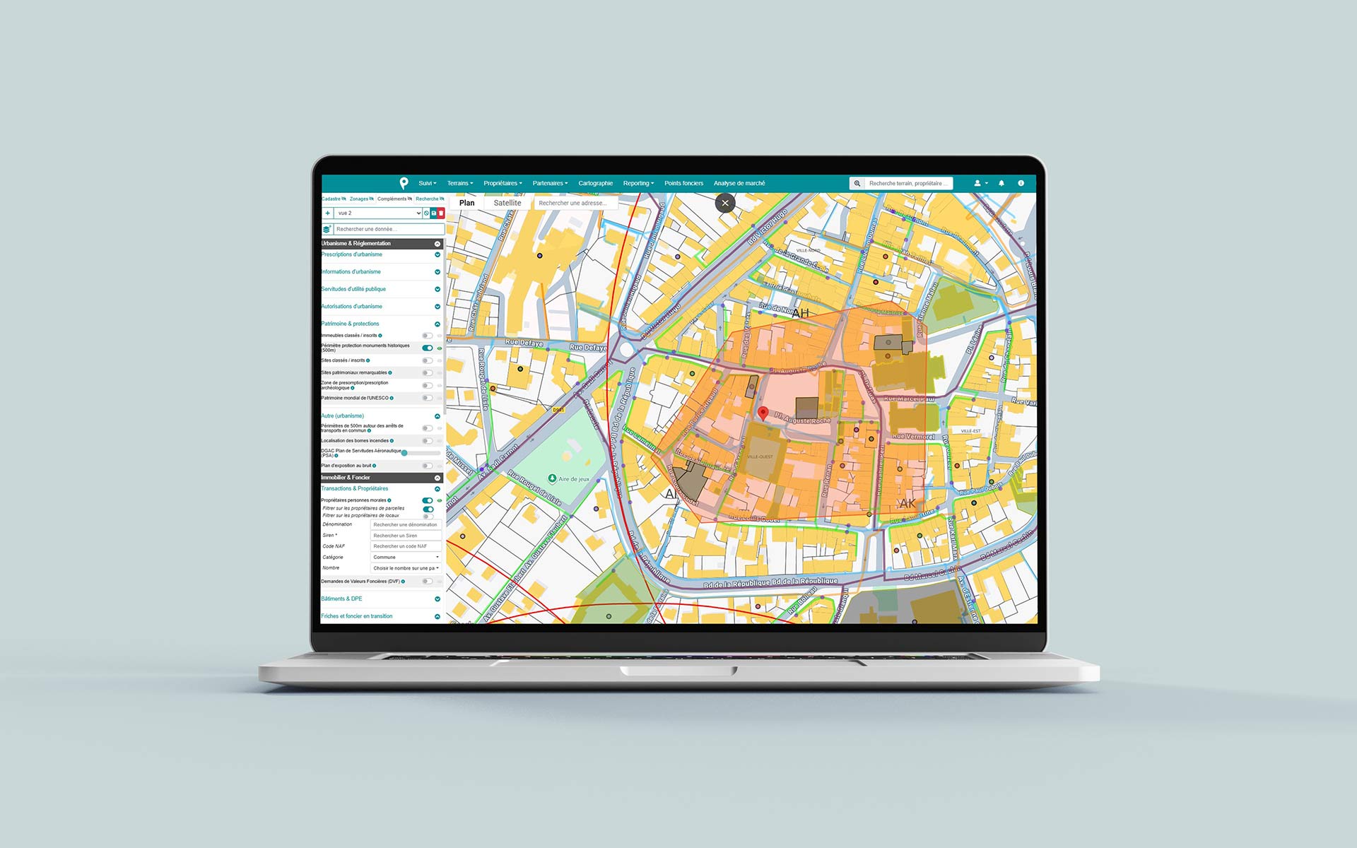 Promolead Télécom : Logiciel de recherche et pilotage de sites Télécoms.