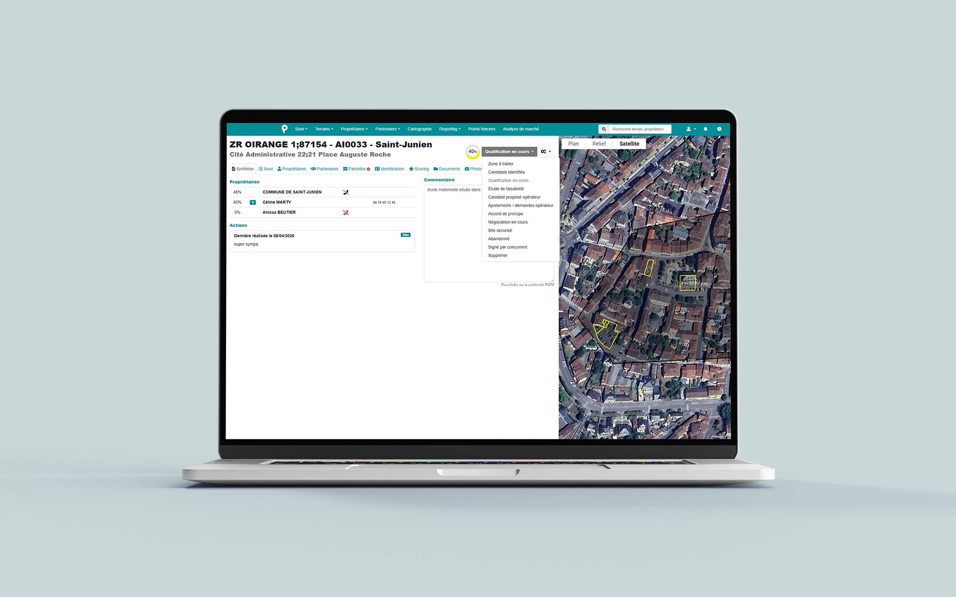 Promolead Télécom : Logiciel de recherche et pilotage de sites Télécoms.